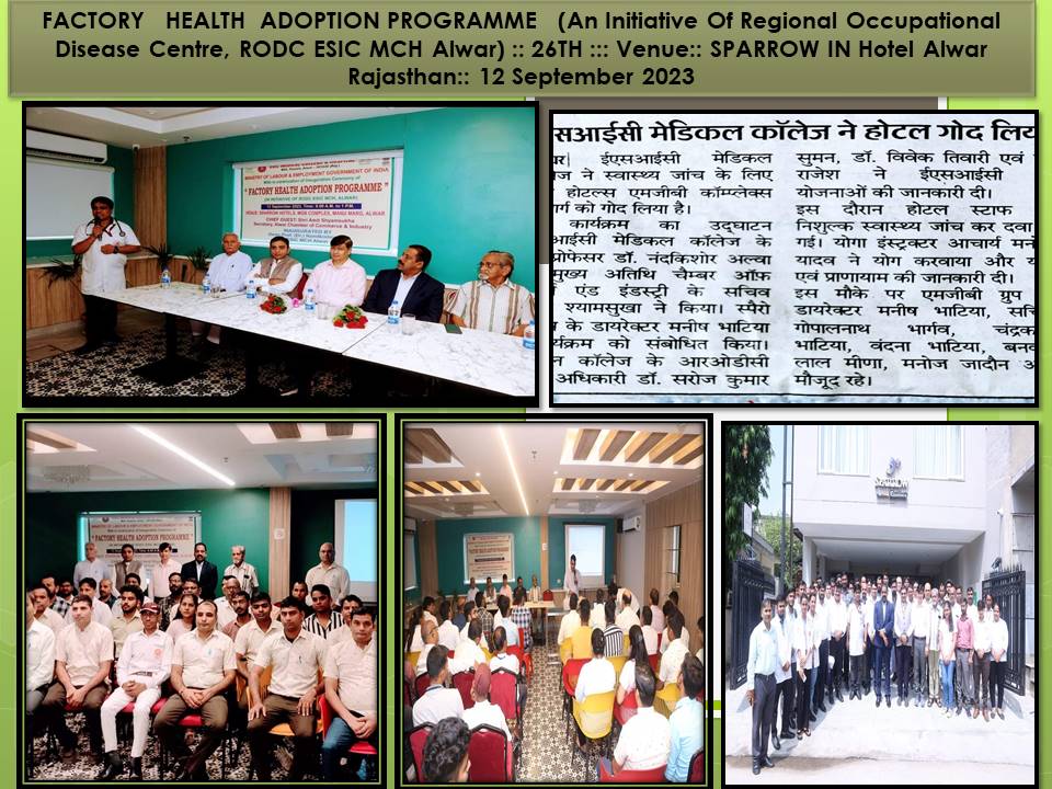Sparrow In Hotel Health Adoption programme 12-09-2023